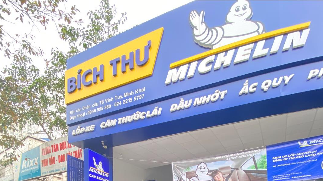Hà Nội: Đại lí lốp - Michelin Car Service - Bích Thư